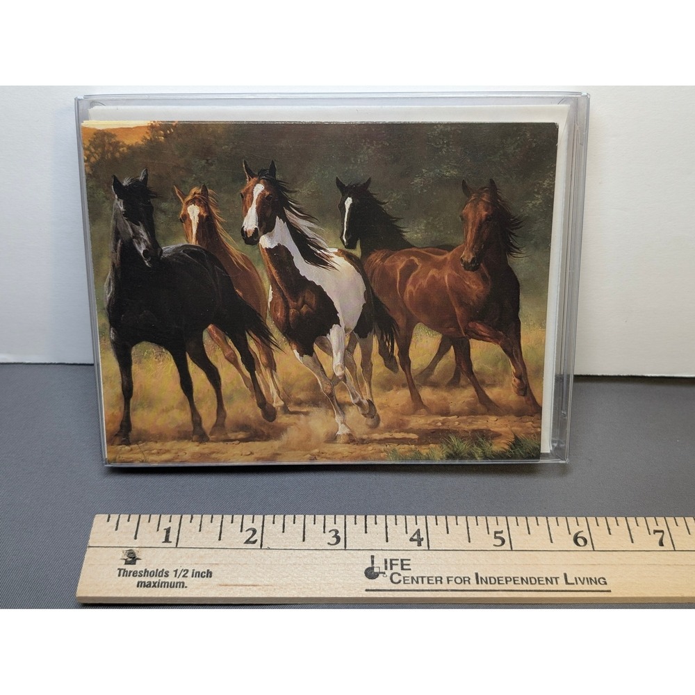 Leanin Tree Horse Equestrian Note Cards Stationery 11 Cards Envelopes Assorted
